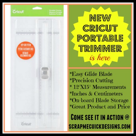 New Cricut Portable Paper Trimmer is Here ! - Scrap Me Quick Designs